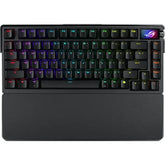 Asus Rog Azoth Extreme 75% Wireless Mechanical Gaming Keyboard with ROG NX Snow Linear Switches and Color OLED Touchscreen